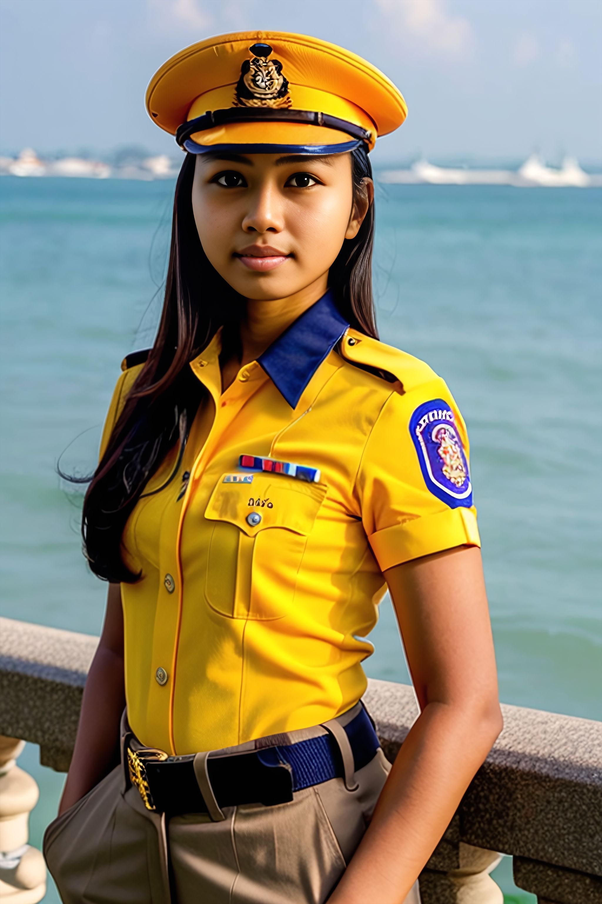 Portrait generated with Stable Diffusion.